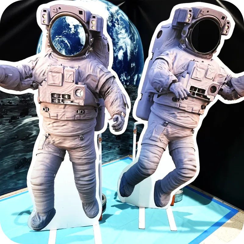 オリジナル顔出し宇宙博フォトスポット